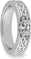 wholesale Sterling Silver Moissanite 1 3ct D VVS1 Men s Ring Customizable-0-2