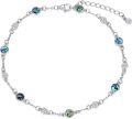 wholesale Anklet Bracelet For Women 925 Sterling Silver Natural Stone Chain Ankle Bracelet Beach Summer Fine Jewelry Birthday Christmas Gifts For Women Her Mom -0-0