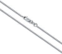 wholesale 925 Sterling Silver Box Link Chain Necklace 18-36 for Men/Women/Girls-16 Inch Silver