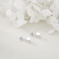 wholesale 925 Sterling Silver Freshwater Cultured Pearl Stud Earrings for Women-0-3