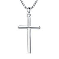 wholesale 925 Sterling Silver Celtic Crucifix Cross Pendant Necklace for Men & Women-A Nail Cross Necklace