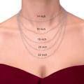 wholesale 14K Yellow Gold (Au585) Nickel-Free Hypoallergenic Lightweight Chain 1mm-1.35mm 14-36 Lobster Clasp Gift for Women-0-4
