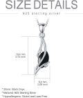 wholesale Sterling Silver Gemstone Pendant Necklace for Women Fine Jewelry Gift-0-1