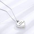 wholesale 925 Sterling Silver Heart-Shaped Memorial Pendant with Horse and Deer Design - 925 Sterling Silver Keepsake Jewelry for Ashes Cremation Urns-0-4