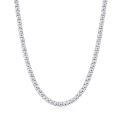 wholesale 925 Sterling Silver Cubic Zirconia Tennis Necklace For Women-0-0