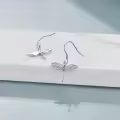 TOUPOP Sterling Silver & Stone Dragonfly Earrings Celtic Jewelry-0-4