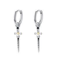 wholesale 925 Sterling Silver Dagger Drop Earrings-Moon Phase