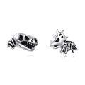 wholesale 925 Sterling Silver Triceratops & T-Rex Stud Earrings for Men Women Boys Girls Kids s 4PCs Set-0-0