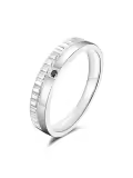 TOUPOP 10k 14k 18k Gold Moissanite Couples Wedding Band Sets Engraved-0-2
