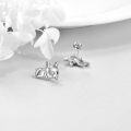 wholesale 925 Sterling Silver French Bulldog Stud Earrings - Adorable Dog  for Her-0-3
