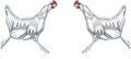 wholesale 925 Sterling Silver Hypoallergenic Chicken Stud Earrings for Women and Teen Girls-0-0