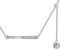 wholesale 925 Sterling Silver Baseball Bat & Ball Pendant Necklace for Sports Lovers - Never Give Up Motivational Gifts for Athletes and Teams-0-0