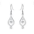 wholesale 10k Gold Elegant Lab Diamond Drop Earrings-0-0