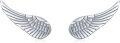 wholesale 925 Sterling Silver Angel Wings Earrings w/Crystal Accents for Women & Men-0-0