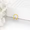 wholesale Gold 14k Hypoallergenic Non-Piercing Cartilage Hoop Earring WholesaleStuds for Women-0-5
