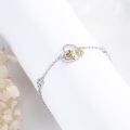 wholesale 925 Sterling Silver Cat Charm Bracelet With Moonstone-0-6