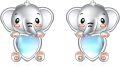 wholesale 925 Sterling Silver Elephant Heart Stud Earrings-0-0