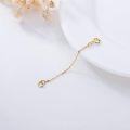 wholesale 14K Solid Gold Nickel-Free Hypoallergenic Necklace Extender Chain 2 3 4 Inch for Jewelry Bracelet Choker Gift-0-1