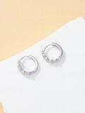 wholesale Daisy Earrings For Women 925 Sterling Silver Hoop Earrings Daisy Earrings Flower Jewelry Birthday Chrismas Gifts For Her Women Daughter Friends -0-4