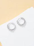 TOUPOP 925 Sterling Silver Daisy Flower Earrings For Women Gifts-0-4