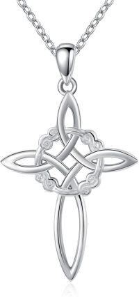 wholesale 925 Sterling Silver Celtic Knot Pendant Necklaces for Men & Women - 925 Sterling Silver s-D