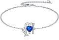 wholesale 925 Sterling Silver Aquarius Zodiac Heart Charm Bracelet s for Women-0-0