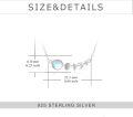 wholesale 925 Sterling Silver Moonstone Crescent Moon Necklace with Celtic Knot Design-0-4