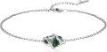 wholesale  Sterling Silver Gemstone Dainty Anklet for Women Beach Jewelry Gift -0-6