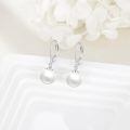 wholesale 925 Sterling Silver Pearl Drop Earrings Wholesale For Women Jewelry-0-3