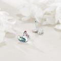 wholesale 925 Sterling Silver Abalone Shell Hen Stud Earrings for Women -0-1