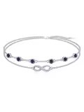 wholesale 925 Sterling Silver Birthstone Women s Anklets Wholesale Bracelets Infinity Butterfly Evil Eye Turtle Pineapple Starfish Heart-0-0