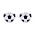 TOUPOP Sterling Silver Soccer Heart Stud Earrings Sport Jewelry Gifts-0-0