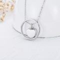 wholesale 925 Sterling Silver Heart Cremation Jewelry Keepsake Pendant Necklace for Ashes Memorial Gifts-0-2