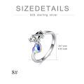 TOUPOP Sterling Silver Butterfly Ring For Women Jewelry Gifts-0-3