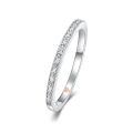 wholesale Real Diamond Bands Ring 14K Gold Plated Solid 925 Sterling Silver Stackable Engagement Rings for Her,Wedding Promise Ring for Women Jewelry Gift for Her -0-0