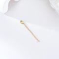 wholesale Gold Chain Extension with Lobster Clasp - Length Adjustable Jewelry Accessory for Necklaces and Anklets-0-1