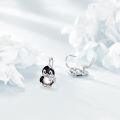 wholesale 925 Sterling Silver Penguin Snowflake Stud Earrings for Women-0-4