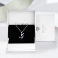 wholesale 925 Sterling Silver Purple Crystal Dragonfly Pendant Necklace with Extender Chain (30)-0-5