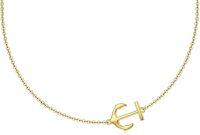 wholesale 14K Gold Anchor Pendant Chain Necklace for Women Men  18 Length-Anchor Style