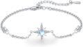wholesale 925 Sterling Silver Star Moonstone Bracelet for Women & Teenage Girls -0-0