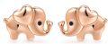 wholesale Rose Gold 925 Sterling Silver Hypoallergenic Elephant Stud Earrings - Cute Animal s for Women and Girls-0-0