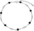 wholesale 925 Sterling Silver Turquoise Beaded Chain Anklet Bracelet for Women-0-11