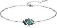 wholesale 925 Sterling Silver Abalone Shell Bead Chain Ankle Anklet for Women Beach Foot s-Abalone Shell