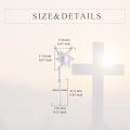 wholesale 925 Sterling Silver Star Of David And Cross Necklace-0-5
