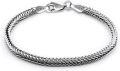 wholesale 925 Sterling Silver Italian Franco Foxtail Chain Anklet for Women and Men-0-0