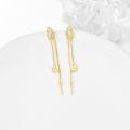 wholesale 925 Sterling Silver Butterfly Drop Earrings-0-1