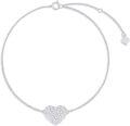 wholesale 10K Gold Chain with Diamond Cutout Heart Pendant Ankle Anklet for Women-0-0