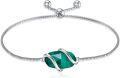 wholesale  Sterling Silver Gemstone Dainty Link Bracelet for Women -0-60