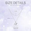wholesale 925 Sterling Silver Planet Pendant Double Chain Layered Choker Necklaces for Women Gifts-0-4