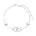 wholesale 10k Yellow Gold Infinity Heart Pendant Necklace-0-6